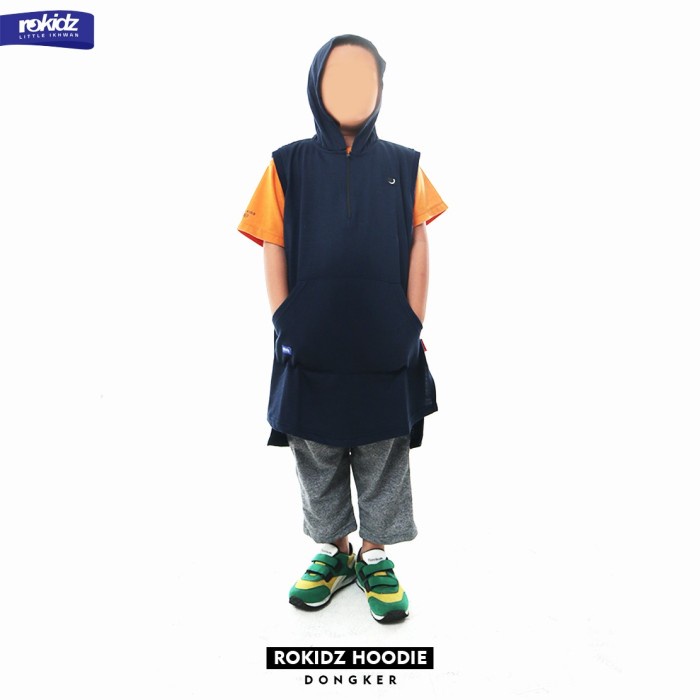 Rompi Sholat Rompi Sholat Rosal Hoodie Anak Gamis - DONGKER, M(I3D9) rompi sholat REAL PICT rompi sh