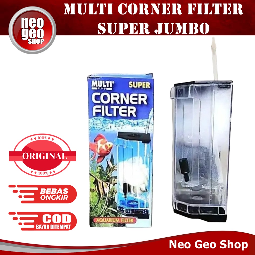 MULTI SUPER BESAR JUMBO CORNER FILTER INTERNAL SUDUT POJOK AQUARIUM AQUASCAPE