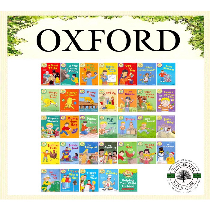 

Oxford Book - Helping Your Child To Read Level 1 - 3 (33 Books Set)