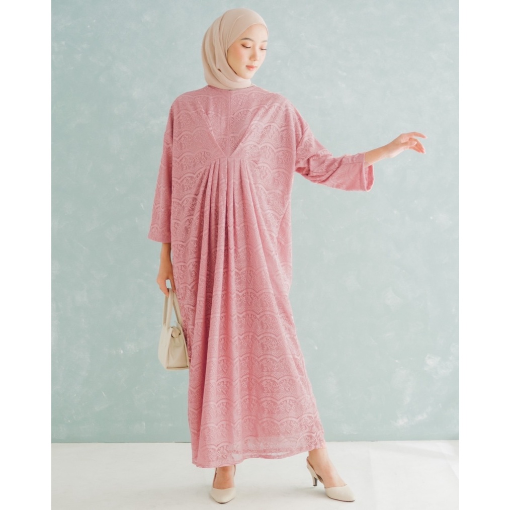 Myrubylicious FAYELA KAFTAN KODE BN2539 | KAFTAN | DRESS MUSLIMAH | DRESS BROCADE