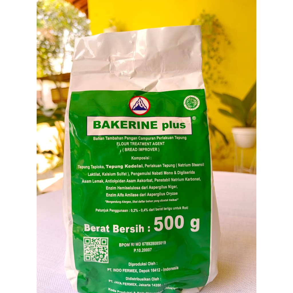 

Termurah!!!Bakerine Plus 500gr / Bread Improver / Ragi Instan Berkualitas / Bread Improver Serbaguna