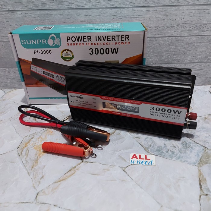 Power Inverter Sunpro 3000 Watt Dengan Led Display Pi 3000 ORIGINAL