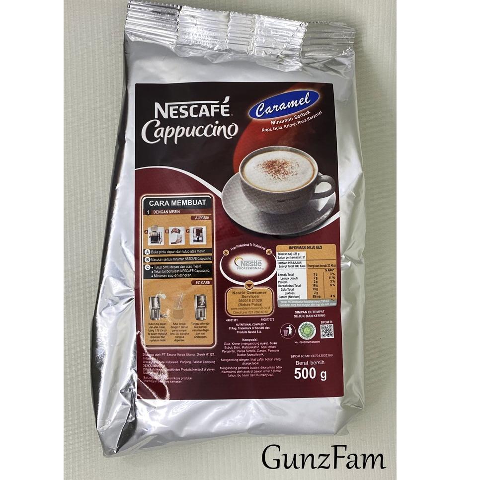 

TERMURAH Nescafe Cappucino Caramel Cappuccino 500gr by Nestle Professional