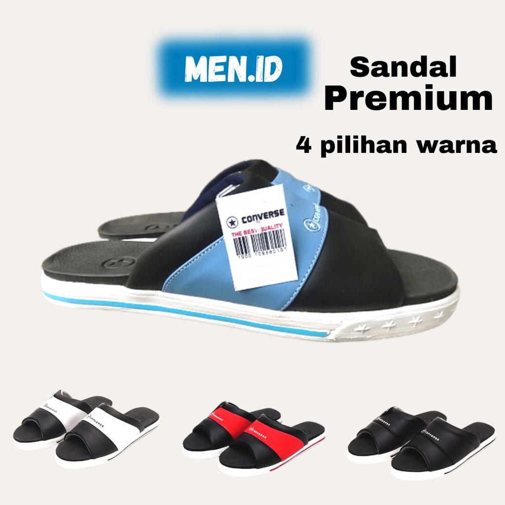 Sandal slop sandal selop sandal cowok selop pria converse premium 38-44 - men.id