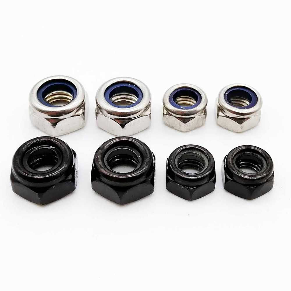 (BISA COD) FTIHSHP HZYUEGOU Mur Self Locking Hex Insert Lock Nut M3 25 PCS - SSM3