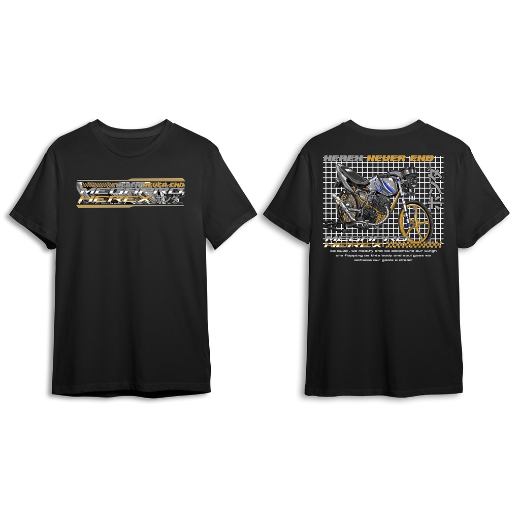 KAOS HONDA MEGAPRO HEREX BAJU DISTRO MOTOR MEGAPRO HEREX COWOK CEWEK