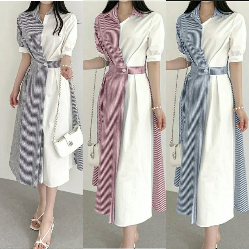 BJfashionwanita / Dress Sami / LONG TUNIK / TUNIK SALUR / TUNIK POLOS / TUNIK KOMBINASI / KOMBINASI 