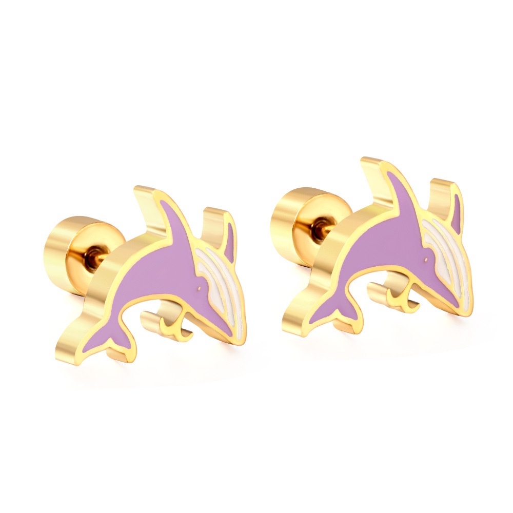Anting anak dan dewasa karakter titanium anti karat harga grosir bisa cod