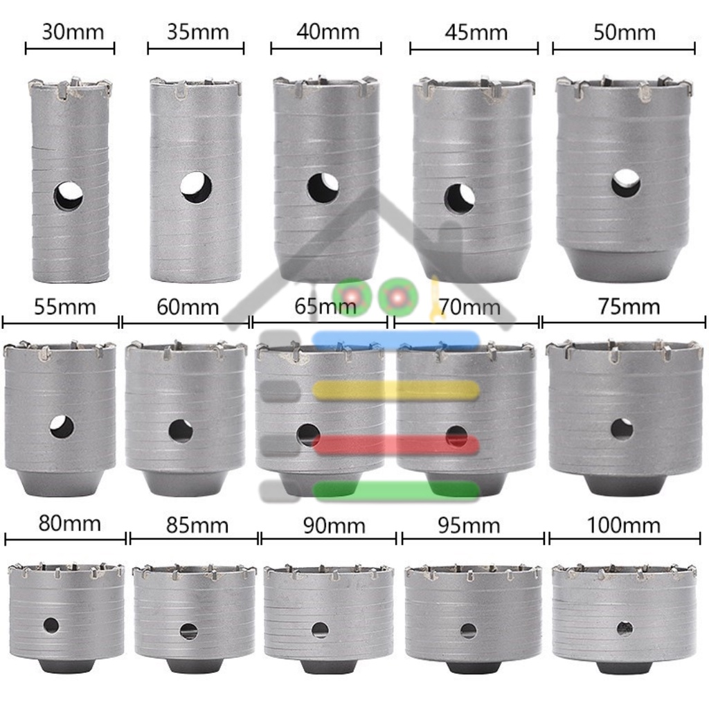 MATA BOR HOLLOW CORE BOBOK TEMBOK BETON 30 - 80 MM SDS PLUS / SQUARE 110 / 330MM