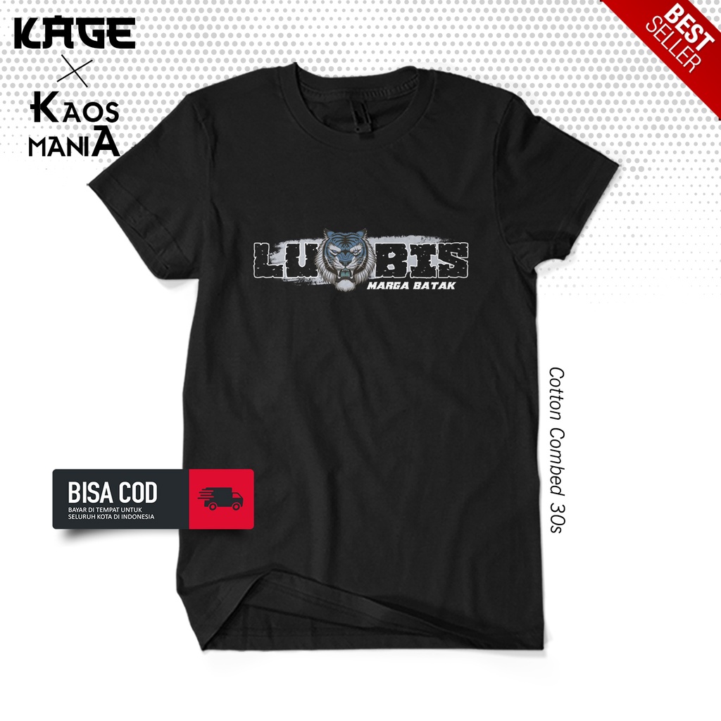 Baju Kaos Pria Distro LUBIS MARGA BATAK - Kaos Batak Keren KAOS KAGE