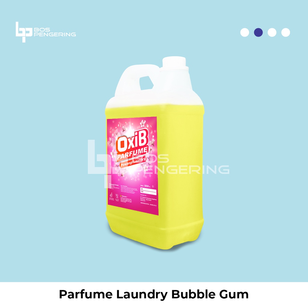 Pewangi Pakaian Laundry - OxiB Parfume Aroma Bubble Gum 5 Liter Wangi Tahan Lama Berkualitas