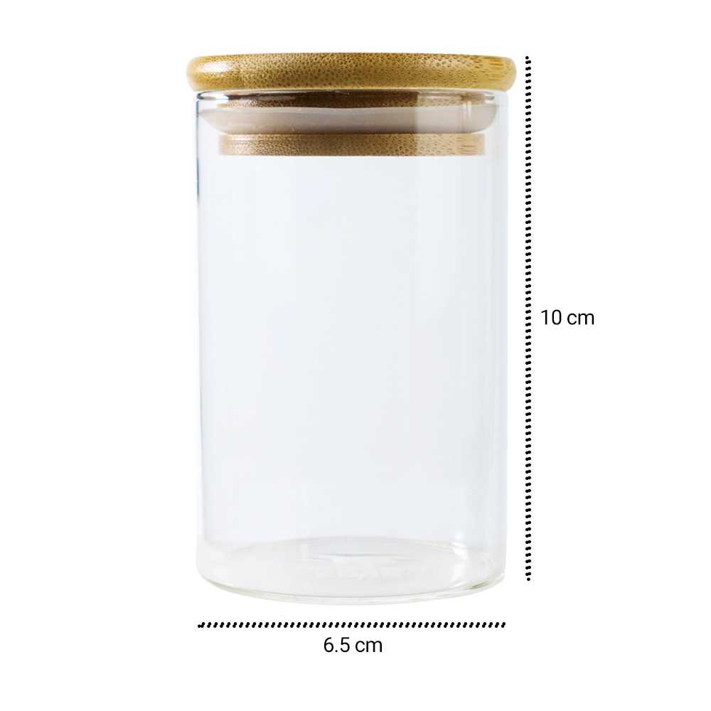 Toples Kaca Penyimpanan Makanan Glass Jar 280ml