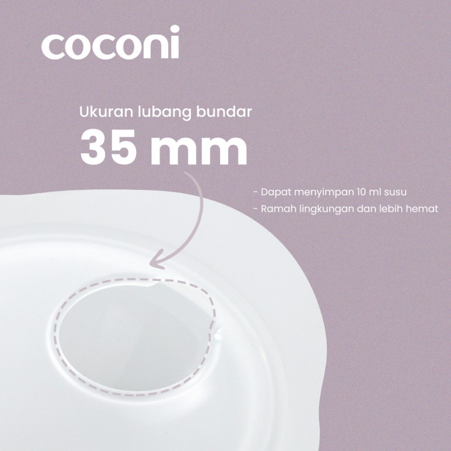 Coconi Breast Milk Collector Shell 2 Pcs / Penampung ASI Silikon 2 Pcs