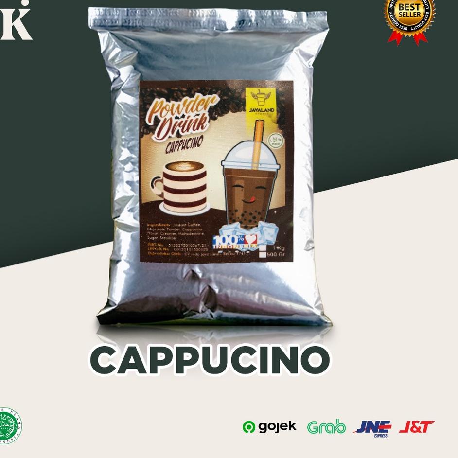 

12.12 HARGA GROSIR Bubuk Minuman Bubble Powder Drink Rasa CAPPUCINO 1kg Javaland !!