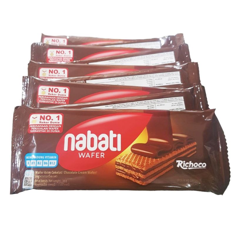 nabati wafer renteng isi 10pcs*16gr