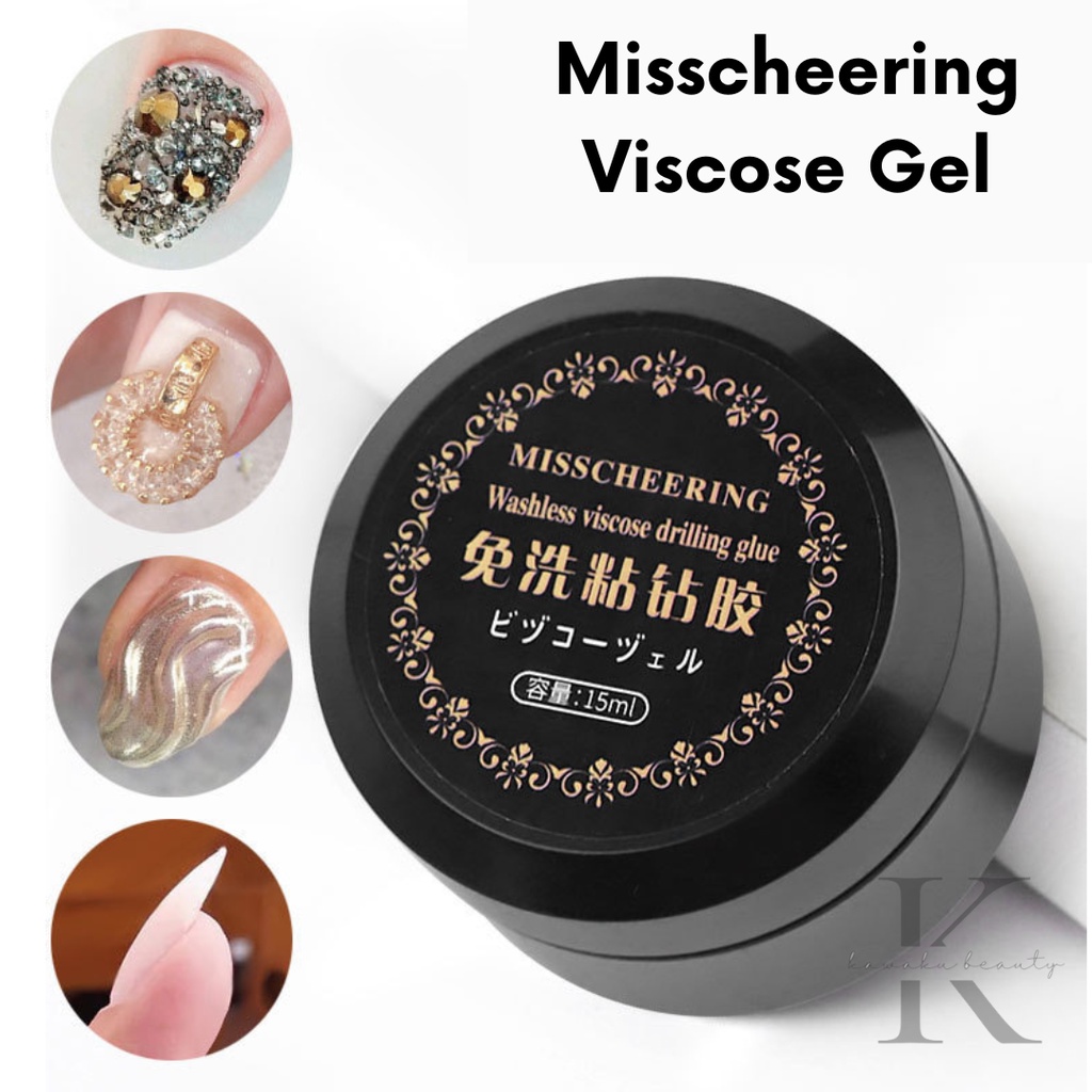 MISSCHEERING VISCOSE GEL Untuk Kuku 4in1 For Nail Art