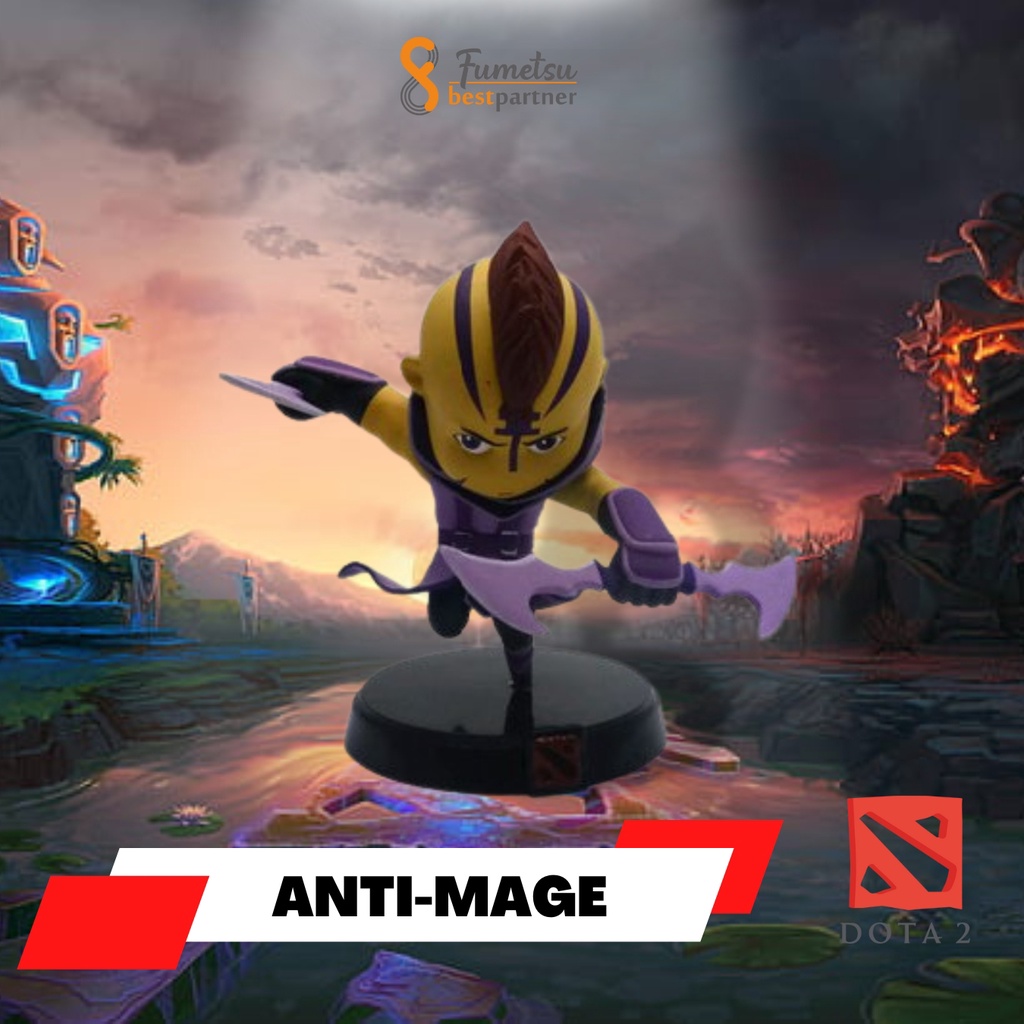 Mainan Miniatur Action  Figur Karakter Dota 2 Exlclusive Box Spesial Edition Original