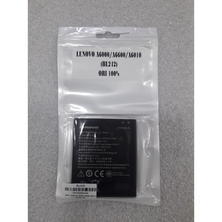 BATERAI LENOVO A6000 / A6600 / A6010 BL242