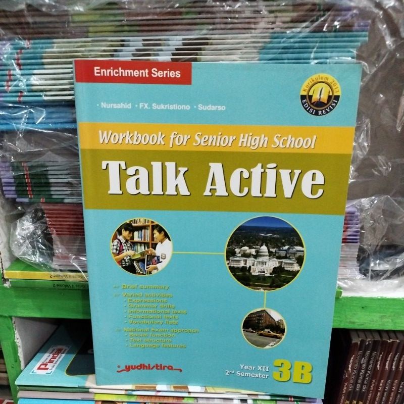 BPT Bahasa Inggris Talk Active SMA Kelas 3B/XII Yudhistira