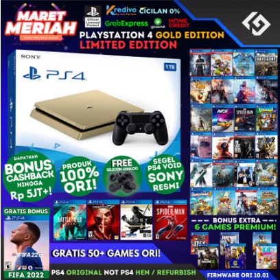 PS4 PS 4 SONY PLAYSTATION 4 SLIM 500GB GOLD EDITION / PS4 SLIM 500GB