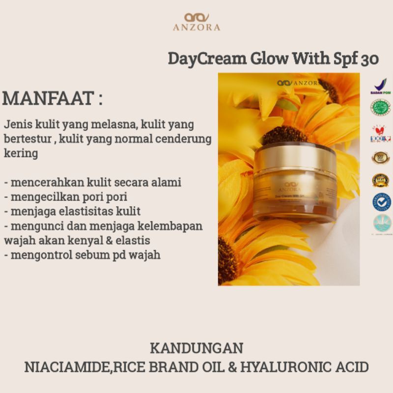 DAY CREAM GLOW ANZORA