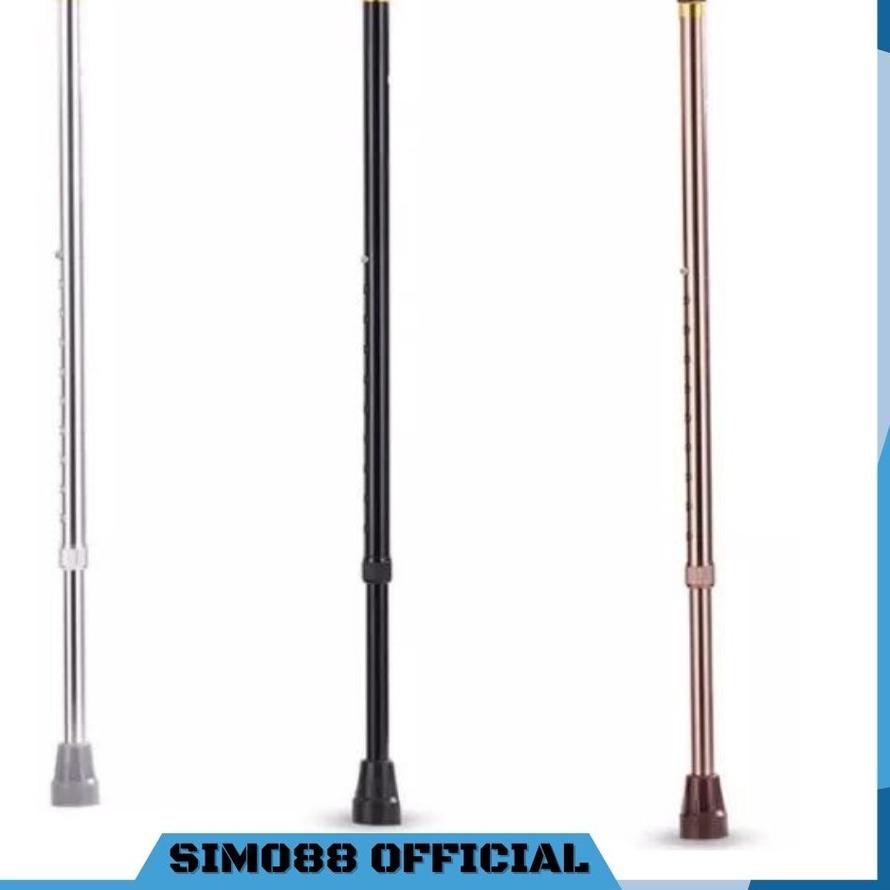 ❊ Tongkat  Stainless  1 kaki / Tongkat Jalan / Alat Bantu Jalan ➳