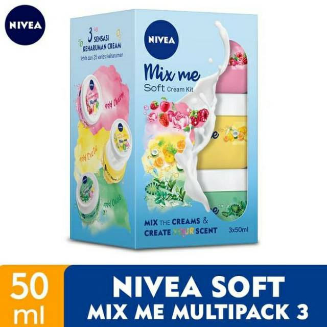 Nivea Soft Mix Me Multipack 3x50ml