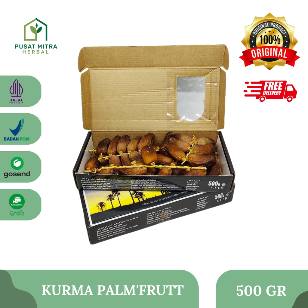 

Kurma Palm Frutt - Kurma Palm Fruit - Kurma Tunis Palm Frutt 500 Gr