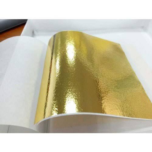 Foilku Gold Leaf Foil Sheet - Lembaran Emas Edible Isi 5 Lembar