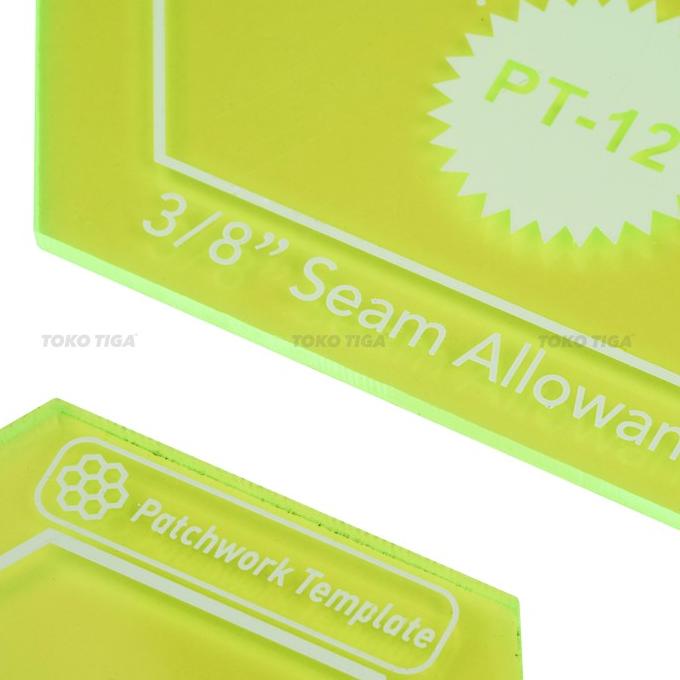 

Penggaris Quilting Piecing / Patchwork Template Set Isi 12 (Pt-12)