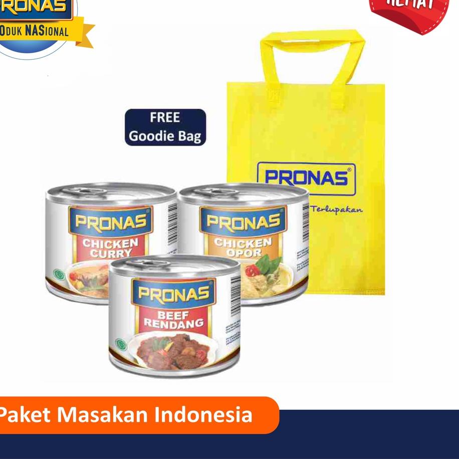 

➲ PRONAS Paket lengkap Masakan Indonesia Free Tote Bag ➧