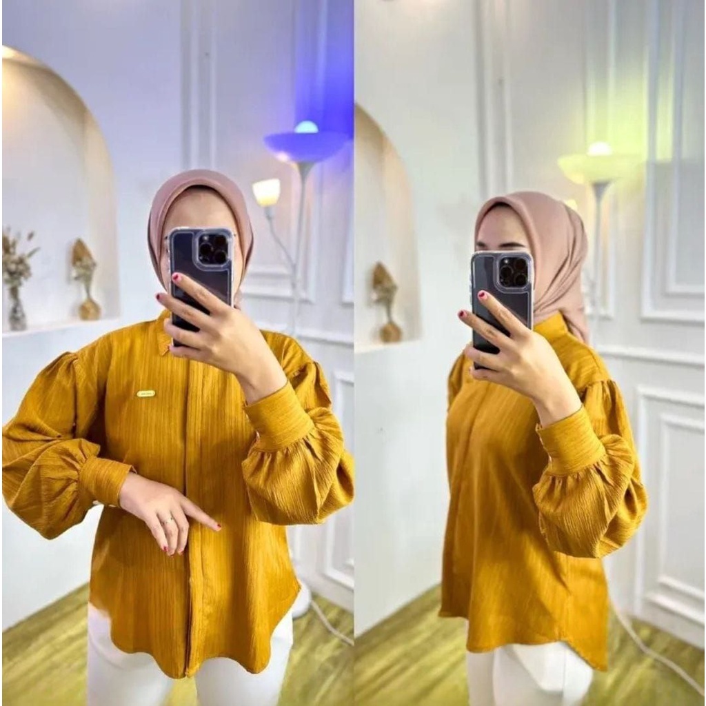 Kemeja Blouse Balon LOYRYN wanita  ladycrush model balon