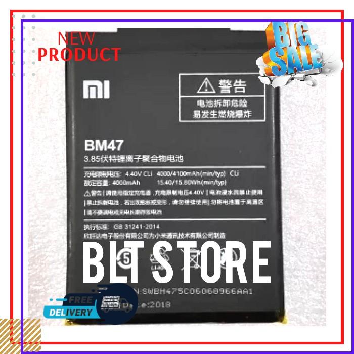 Baterai Xiaomi Redmi 4X Redmi 3 Bm47 Original