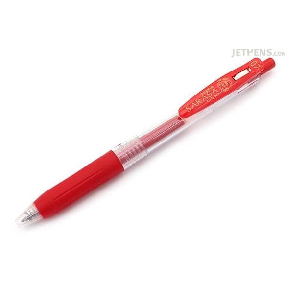 

ATK0436SR 0.7 MERAH JJB15R Sarasa Zebra Gel Pen Clip Ink Red 0,7mm