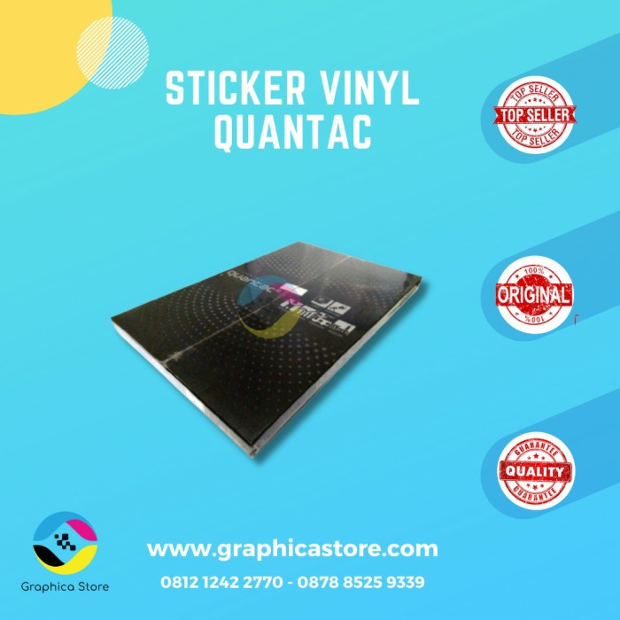 

Terlaris Kertas Sticker Vinyl Quantac Laser A3+ [Promo]