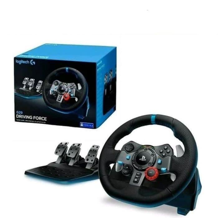 Terlaris Logitech G29 + Shifter Logitech Driving Force Stir Ps4 Ps3 Pc