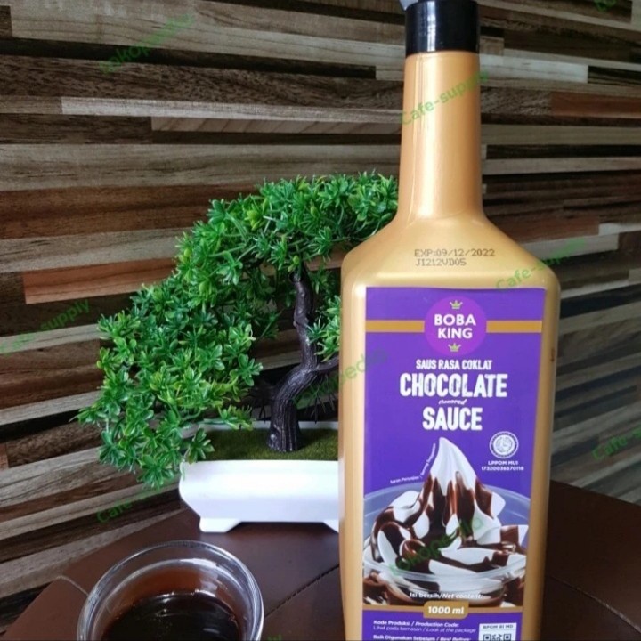 

Boba King Chocolate Sauce 1000ml Bobba King Saus Cokelat Coklat Topping Minuman