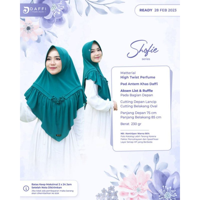 shofie hijab by daffi hijab