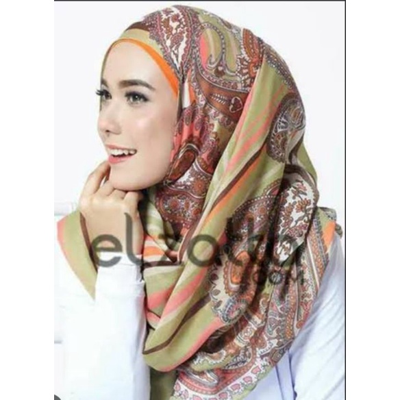 kerudung motif Elzatta + Zoya