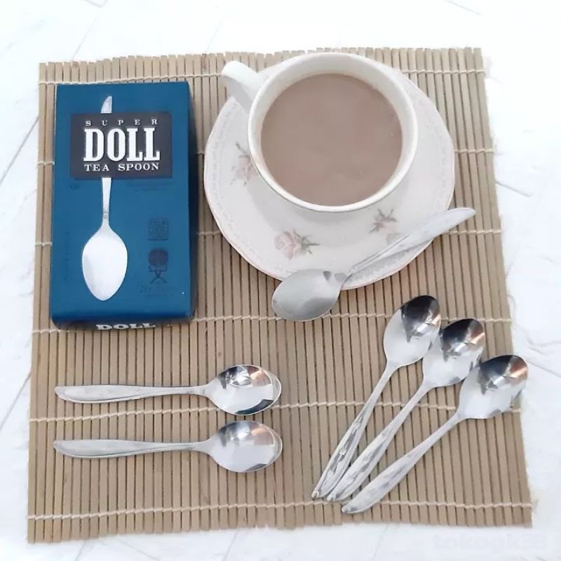 Sendok Garpu Super Doll / Sendok Tebal / Garpu Tebal / Sendok Garpu Premium