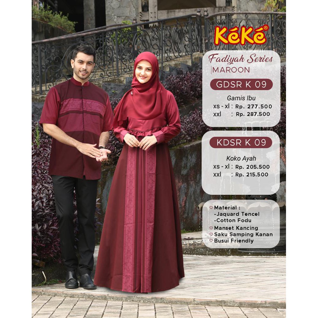 KOKO Dewasa KDSR K 09 - Fadiyah Series by KEKE / BAJU KOKO / ATASAN PRIA / FASHION MUSLIM