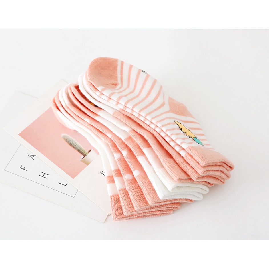 KK13-Kaos Kaki Anak Bayi Laki Perempuan Import 5pcs/Set