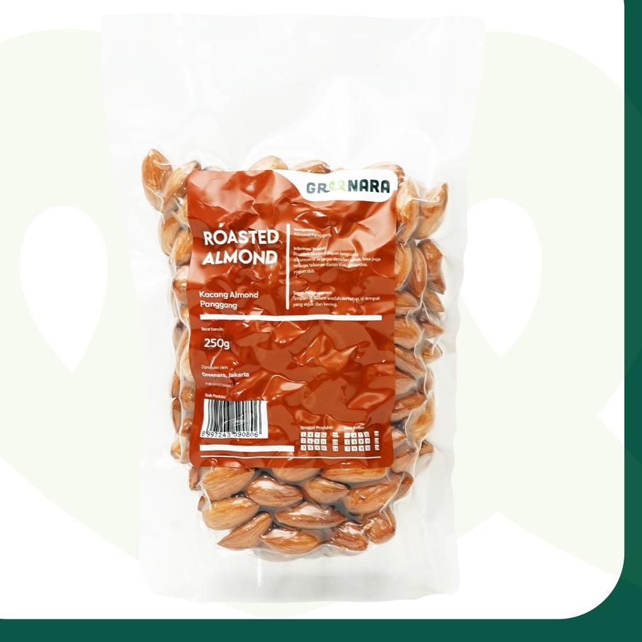 

QualityControl⭐✔️-Roasted Almond 250gr / almond panggang 250 gram