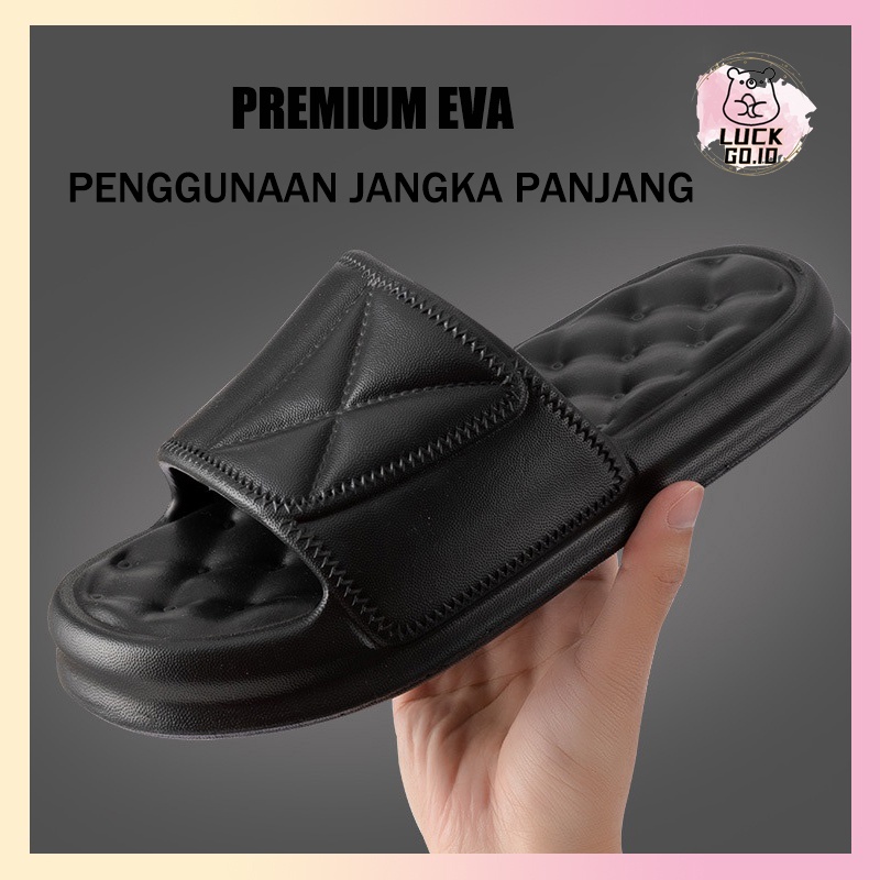 Sandal Selop Sandal Wanita Sandal Rumah Jelly Import Nyaman Empuk Sandal Pasangan Kamar Mandi Anti Slip Elastic Empuk EVA