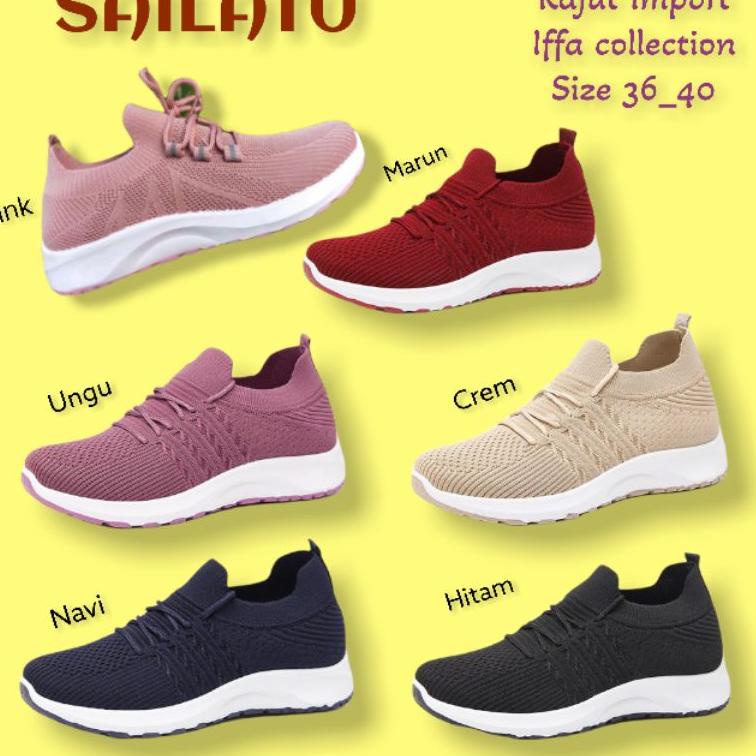 BEST SELLER sepatu rajut import sailatu dan collin original