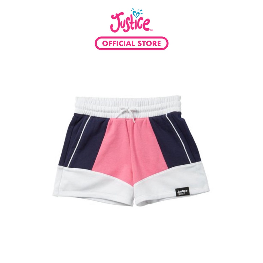 Justice Colorblock Short - Celana Pendek Anak Perempuan (Biru)