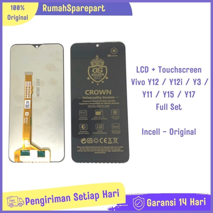 Lcd Lcd + Touchscreen Vivo Y11 / Y12 / Y15 / Y17 Ori Full Set