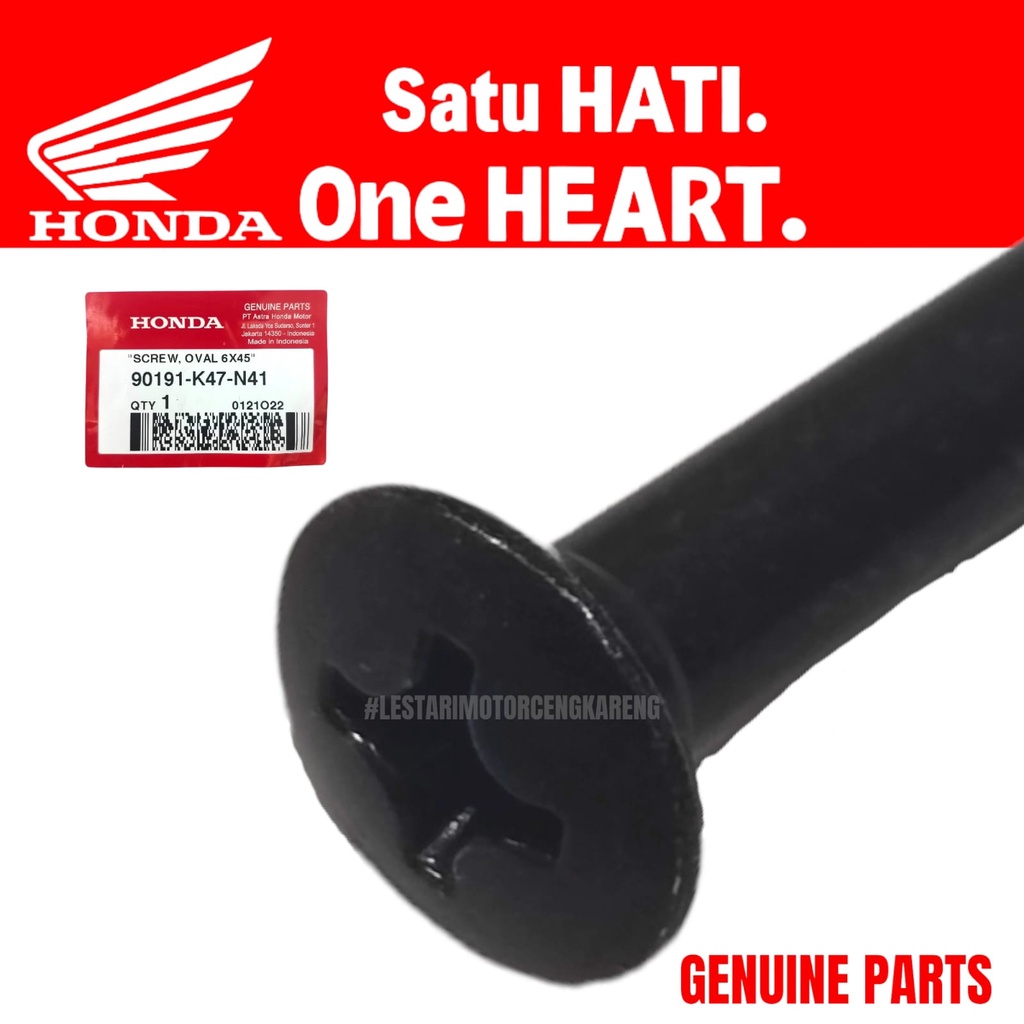 BAUT JALU PCX 160 ADV SCOOPY VARIO GTR BLADE 90191-K47-N41 ORI AHM