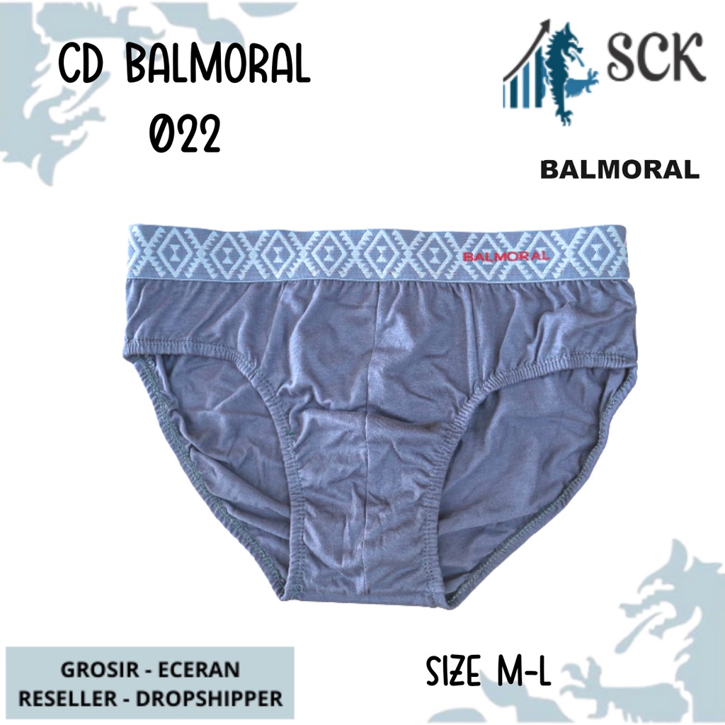 [ISI 3] CD Pria BALMORAL 022 Karet Boxer / Pakaian Dalam Cowok / Olahraga - sckmenwear GROSIR