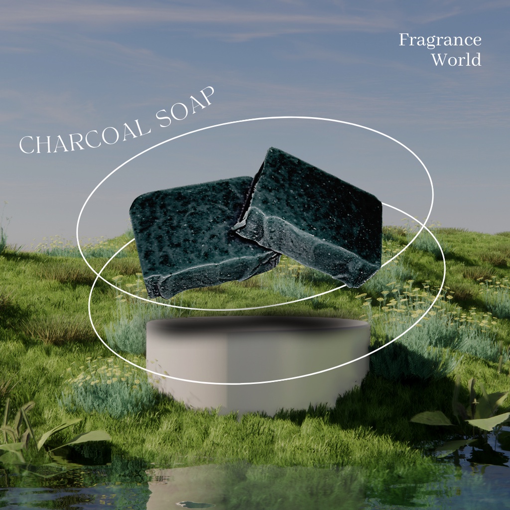 Charcoal Soap Skincare Sabun Jerawat Pemutih Wajah Pria Sabun Cuci Muka Cowo Jerawat Komedo Kusam Da